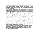 Esszék 'The Lesson of English', 2.                