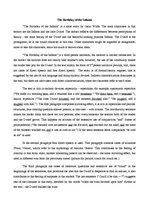 Összefoglalók, jegyzetek 'Analysis of an Extract of "The Birthday of the Infanta" by Oscar Wilde', 1.                