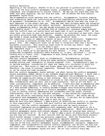 Esszék 'Conflict Resolution', 1.                