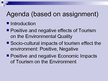 Prezentációk 'Positive and Negative Impacts of Tourism on the Environment', 4.                