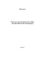 Kutatási anyagok 'Characters and Main Discoveries Reading the "Little Prince" by De Saint-Exupéry', 1.                