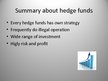 Prezentációk 'Hedge Funds', 6.                