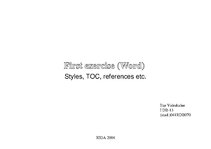 Kutatási anyagok 'A Properly Formatted Document Word', 1.                