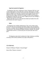 Esszék 'View on Egypt', 4.                