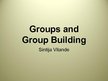 Prezentációk 'Groups and Group Building', 1.                