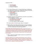 Minták 'Project Management Exam', 4.                