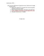 Minták 'Project Management Exam', 12.                