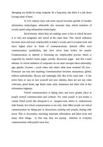 Esszék 'Virtual Communication as One of Communication Forms', 2.                