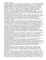 Esszék 'Management Process ', 1.                