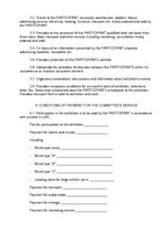 Minták 'Contract for Participation at Fair-exhibition', 2.                