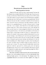 Esszék 'Economic Growth in Europe since 1945', 1.                