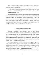 Záródolgozatok 'Humor of William Shakespeare', 18.                