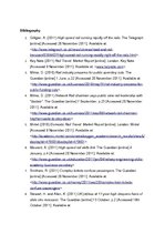 Esszék 'The UK Rail Industry 2006 - 2011', 5.                