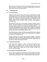 Üzleti tervek 'Business Plan - Maternity Wear', 3.                