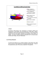 Üzleti tervek 'Business Plan - Maternity Wear', 10.                