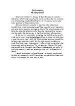 Esszék 'Book Review "Little Prince"', 1.                