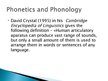 Prezentációk 'Phonetics and Phonology', 2.                