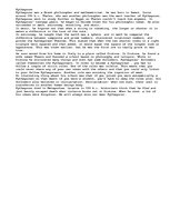 Esszék 'Biography of the greek mathematician Pythagoras', 1.                