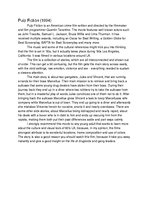 Esszék 'Film Review "Pulp Fiction"', 1.                