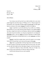 Esszék 'A Letter of Complaint', 1.                