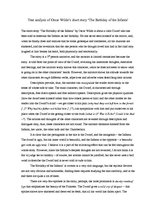 Esszék 'Text Analysis of Oscar Wilde's "The Birthday of the Infanta"', 1.                