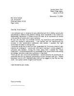 Minták 'Application Letter', 1.                