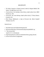 Kutatási anyagok 'George Eliot's "Middlemarch: A Study of Provincial Life". The Representation of ', 29.                