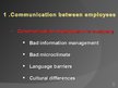 Prezentációk 'Effective Communication in Company', 5.                