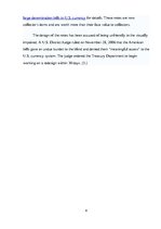 Kutatási anyagok 'United States Currency - Dollar', 8.                