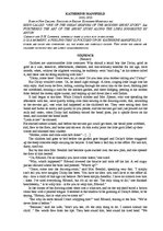 Összefoglalók, jegyzetek 'Text Analysis of "Sixpence" by K.Mansfield', 3.                