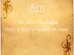 Prezentációk 'Tourism in Cuba', 2.                