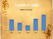 Prezentációk 'Tourism in Cuba', 13.                