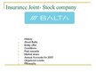 Prezentációk 'Insurance Joint-Stock Company "Balta"', 1.                