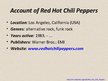 Prezentációk 'Red Hot Chili Peppers', 2.                