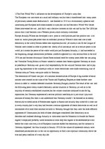 Összefoglalók, jegyzetek 'Europe`s Unity Idea', 1.                