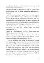 Záródolgozatok 'English-Latvian-Russian Equivalence of Proverbs that Contain the Names of Animal', 54.                