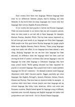 Esszék 'Language', 1.                