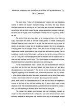 Esszék 'Modernist Imaginary and Symbolism in "Odour of Chrysanthemums" by D.H.Lawrence', 1.                