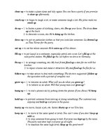 Összefoglalók, jegyzetek 'Phrasal Verbs with "Up"', 2.                