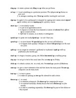 Összefoglalók, jegyzetek 'Phrasal Verbs with "Up"', 4.                