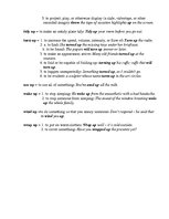 Összefoglalók, jegyzetek 'Phrasal Verbs with "Up"', 5.                