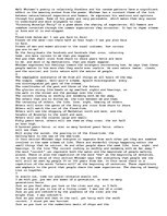 Esszék 'Five Walt Whitman poems. Metaphors, diction, syntax, form, rhyme scheme, and oth', 1.                