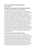 Esszék 'Youth Unemployment and Economic Growth in Algeria', 1.                