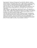 Esszék 'Presidential Election of 1800', 1.                