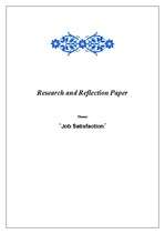 Kutatási anyagok 'Job Satisfaction', 1.                