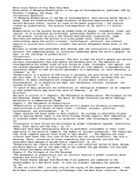 Esszék 'Managing Globalization in the Age of Interdependance', 1.                