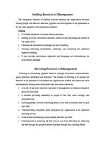 Összefoglalók, jegyzetek 'Managment Functions', 3.                