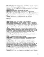 Összefoglalók, jegyzetek 'Winter Sports Terminology', 4.                