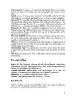 Összefoglalók, jegyzetek 'Winter Sports Terminology', 9.                