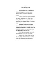 Esszék 'Rural Life Is not for Me', 1.                